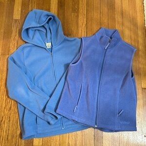 LL Bean Women’s Fleece Bundle, M and S